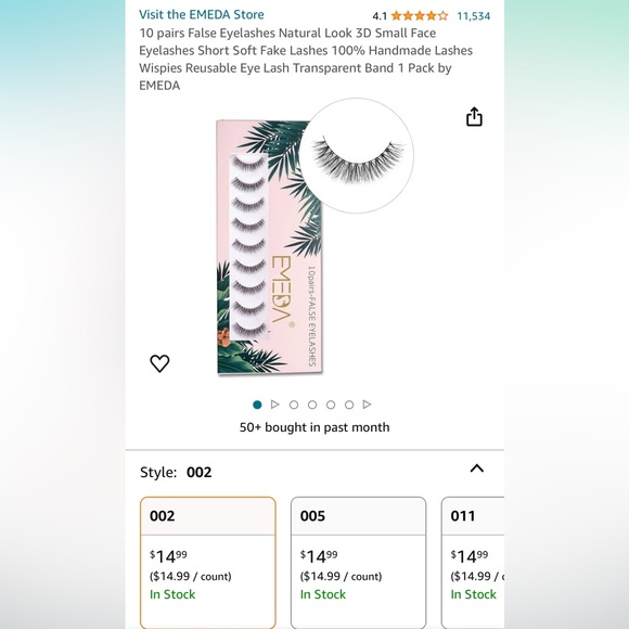 Value bundle: False eyelashes+self grip hair curlers 9pcs + iPhone 12/12pro case - Picture 3 of 3